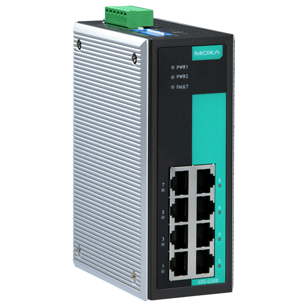 EDS-G308 | MOXA EDS-G308 Series Ethernet Switches