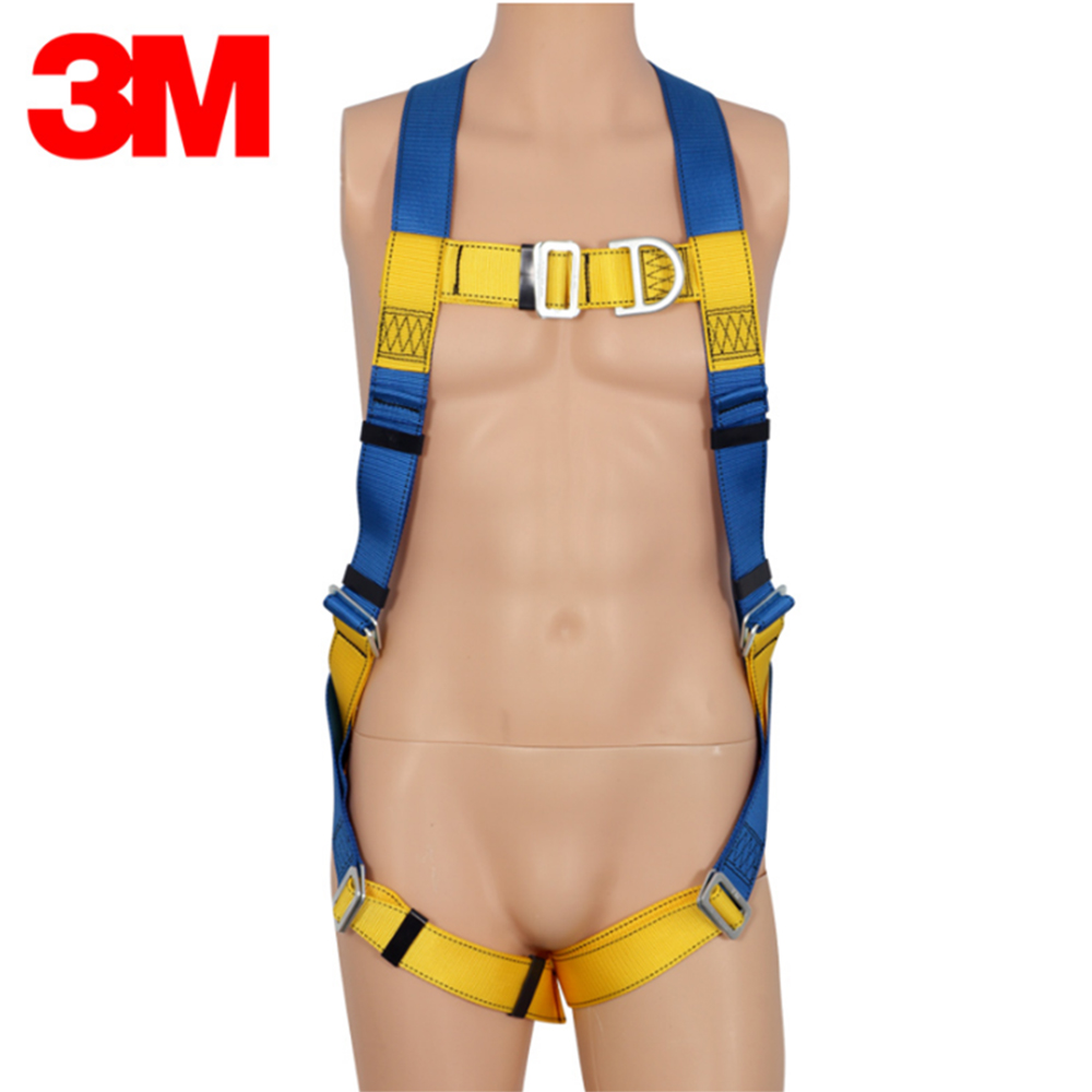 3M 1390024 | Full Body Safety Harness Fall Protection | Belt Five-point Adjustment Sternal D-Ring Industrial Roofing Construction