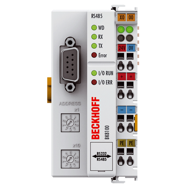 BK8100 | Beckhoff H2RS485/RS232 Bus Couplers