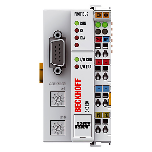 BK3520 | Beckhoff H2PROFIBUS “Economy plus” Bus Coupler, fibre optic
