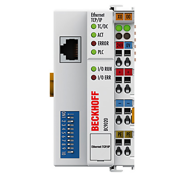 BC9020 | Beckhoff H2Ethernet TCP/IP “Economy plus” Bus Terminal Controller