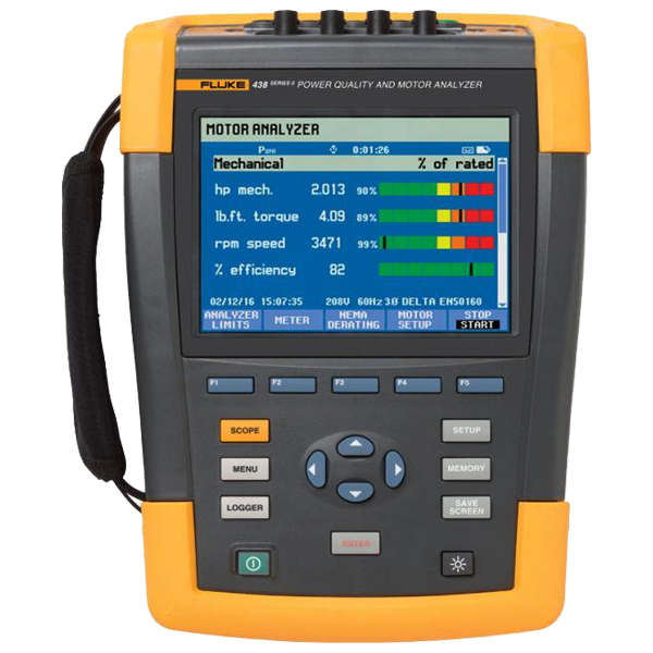 Fluke 438-II Power Quality Analyzer & Motor Analyzer