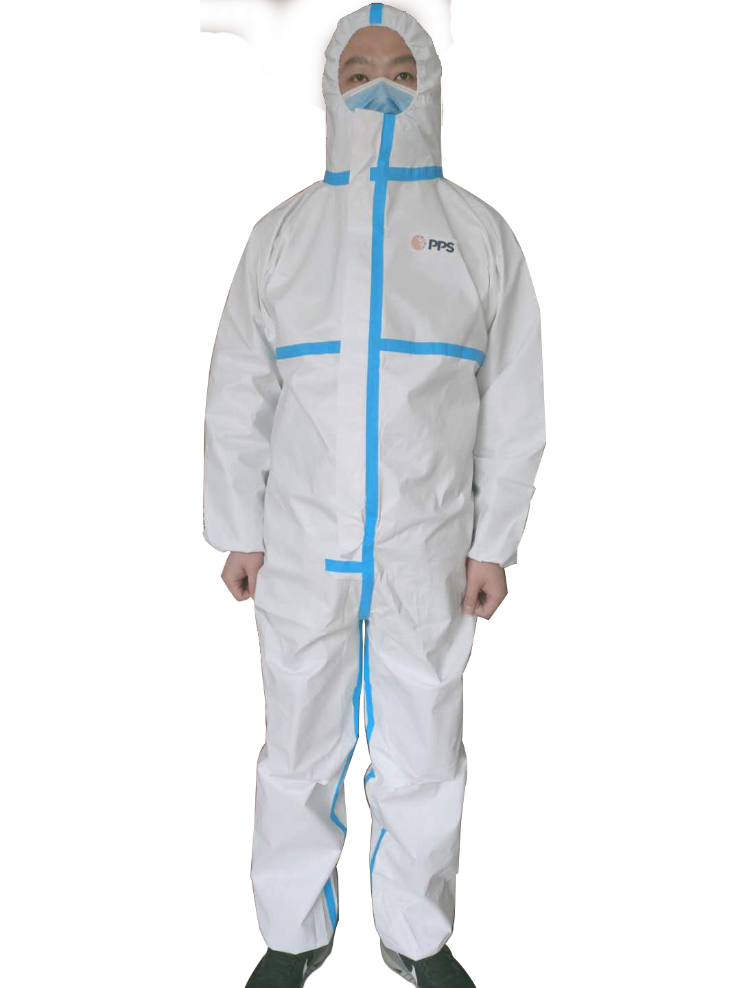 HazPRO 5/6 Taped PO_CT211-2 |British Innovation, Global Protection | Professional Disposable Protective Clothes | One-Piece Chemical Protective Coverall (50pcs/carton) [[Wholesales_MOQ:5000pcs]]