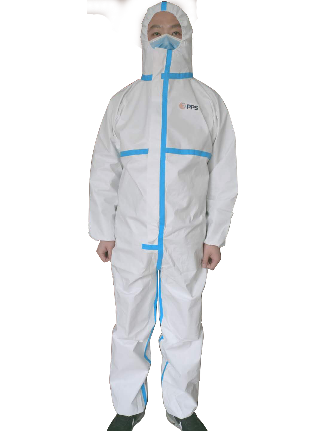 HazPRO 5/6 Coverall Taped PO_CT211 |British Innovation,Global Protection | Professional Disposable Protective Clothes | One-Piece Chemical Protective Coverall (50pcs/carton, USD 18/pc)