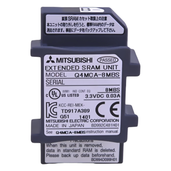 Q4MCA-8MBS | Mitsubishi Extended SRAM Cassette