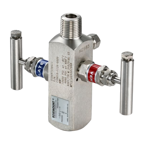 0306RT12BA11 | Rosemount™ 306 In-Line Manifold