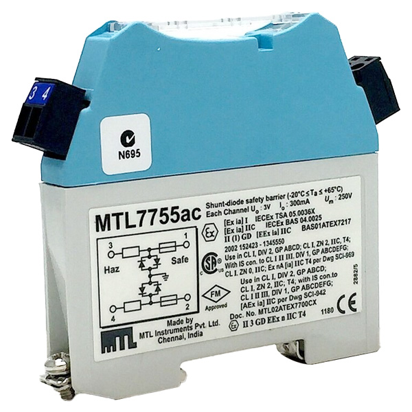 MTL7755ac | MTL Shunt-Diode Safety Barrier