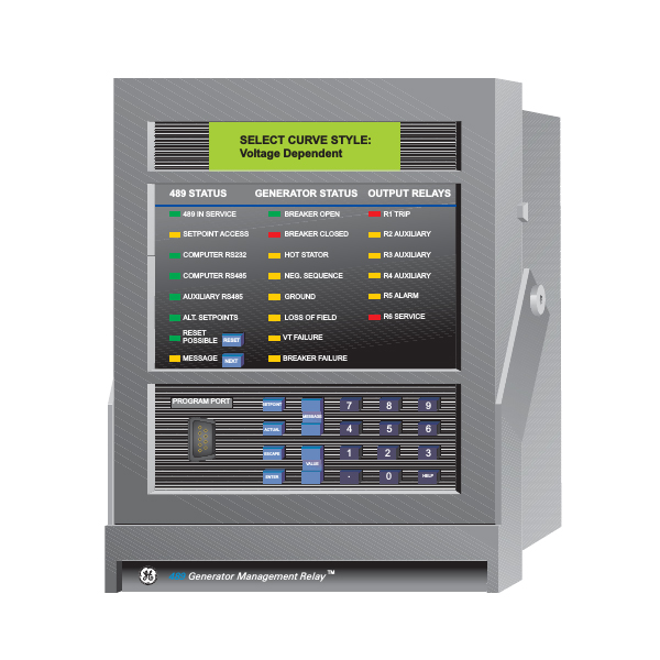 489-P5-HI-A20-T | GE Multilin 489 Generator Management Relay System