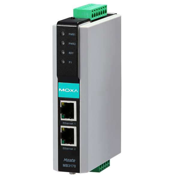 MB3170-T | MOXA MGate MB3170 Ethernet Modbus Gateway