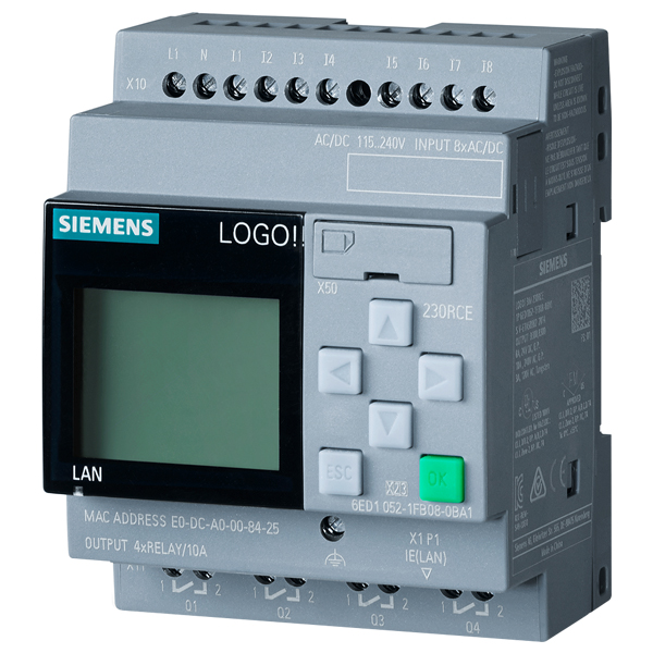6ED1052-1FB08-0BA1 | Siemens LOGO! 230RCE Logic Module