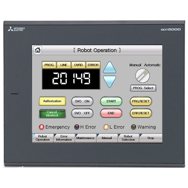 GT2308-VTBA | Mitsubishi Electric Human Machine Interface GT23 Series 8.4" Touch Screen