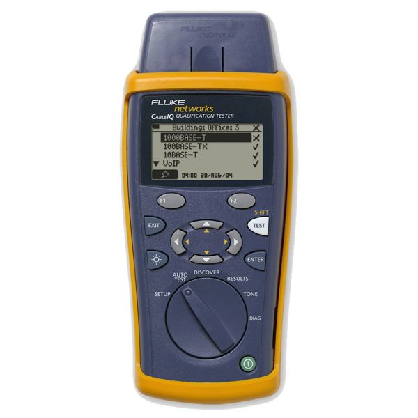CIQ-100 | Fluke Networks CableIQ™ Qualification Tester