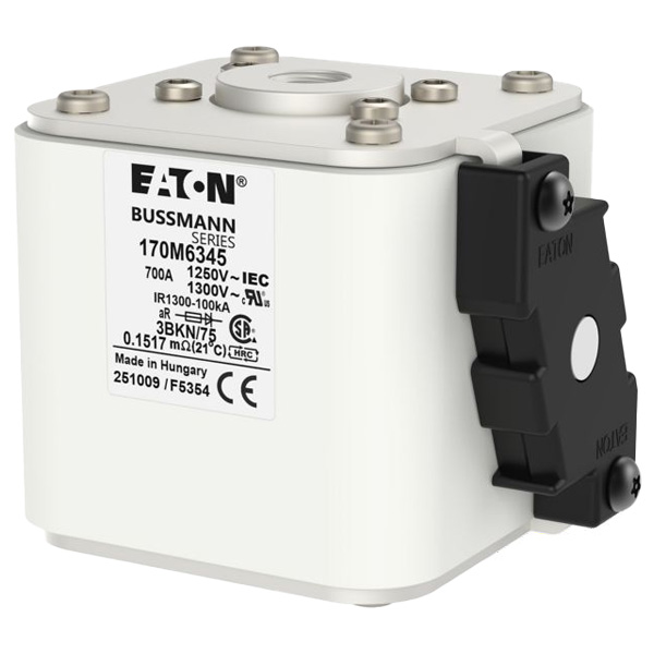 170M6345 | Bussmann Fuse 700A 1250V 3BKN/75 AR CU