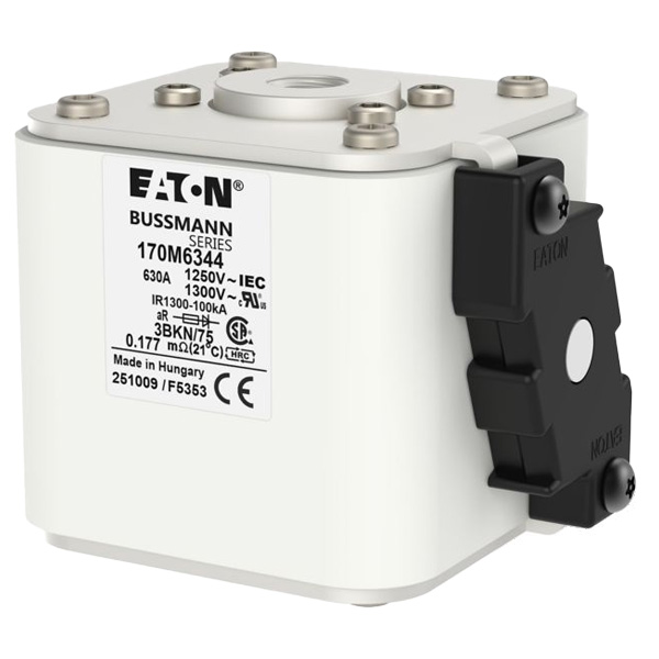 170M6344 | Bussmann Fuse 630A 1250V 3BKN/75 AR CU