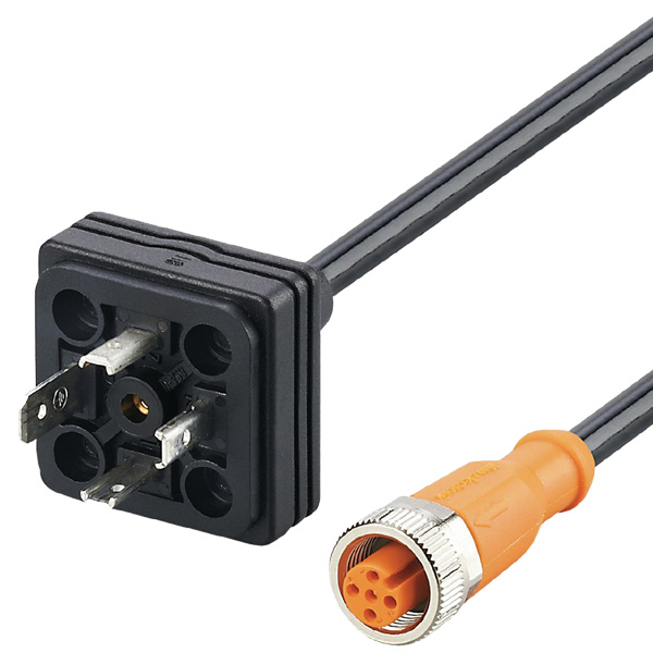 E30436 | IFM Electronic Jumper Cable with Valve Plug