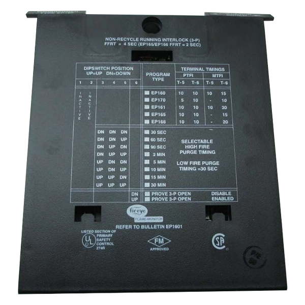 Fireye Flame Monitor Series EP160 Programmer Module