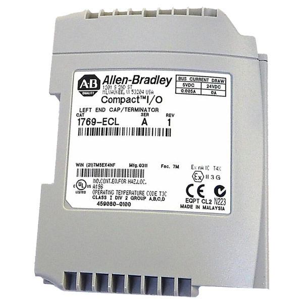 1769-ECL | Allen Bradley CompactLogix Left End Cap/Terminator