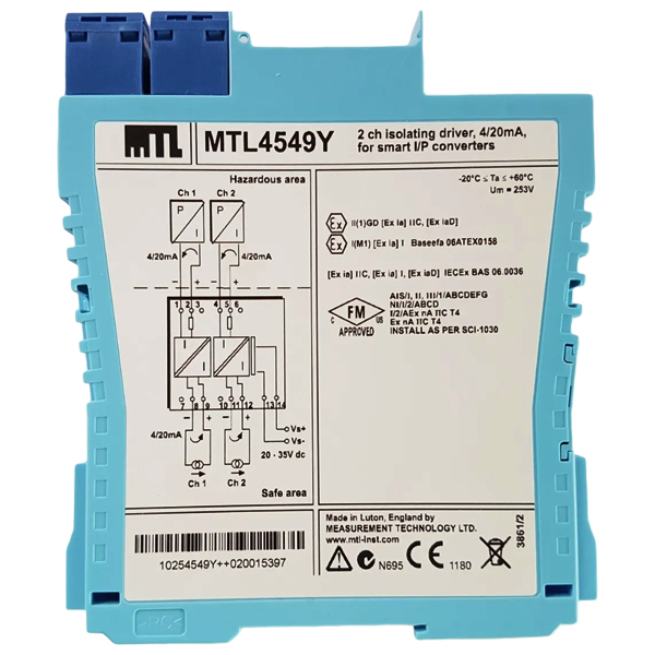 MTL4549Y | MTL Isolating Driver