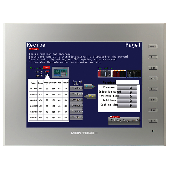 V9080iSD | Hakko Electronic Monitouch V9 Series Touch Screen Panel
