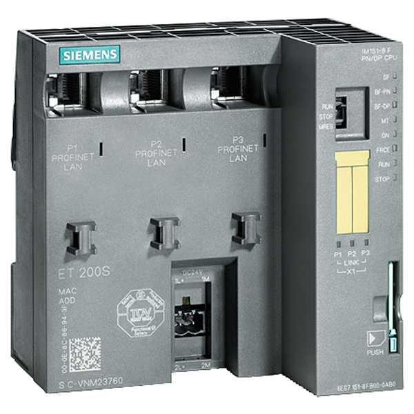 6ES7151-8FB01-0AB0 | Siemens IM151-8F PN/DP CPU f. ET200S
