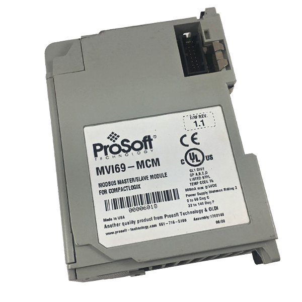 MVI69-MCM | ProSoft Technology Modbus Master/Slave Network Interface Module