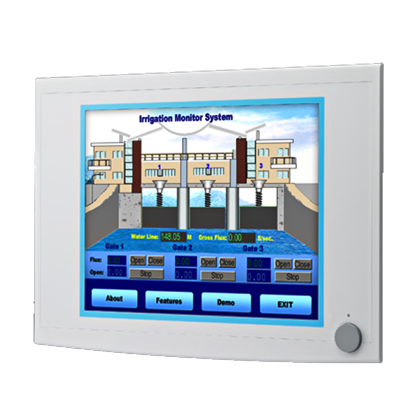 FPM-5151G-R3BE | Advantech 15" XGA Industrial Monitors with Resistive Touchscreens