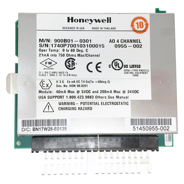 900B01-0301 | Honeywell Analog Output Module