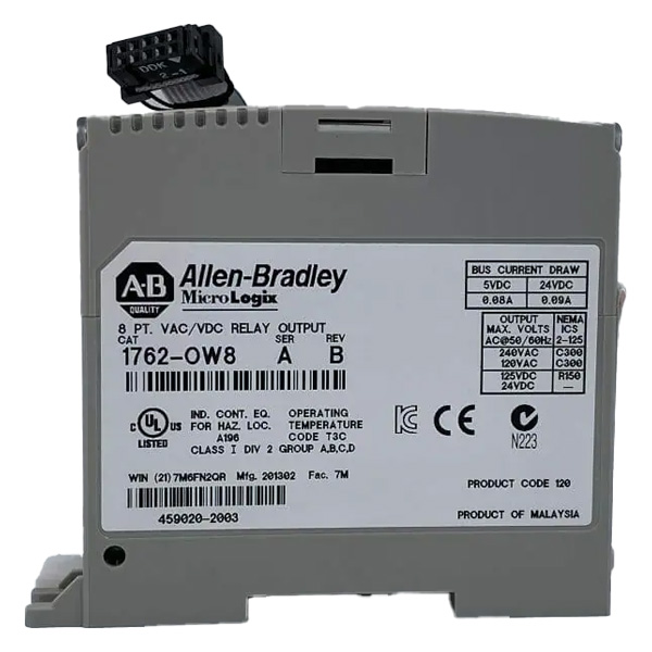 1762-OW8 | Allen Bradley Relay Output Module