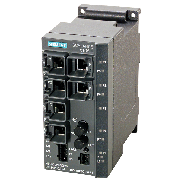6GK5106-1BB00-2AA3 | Siemens SCALANCE X-100 Unmanaged IE Switch