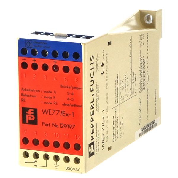 WE 77/Ex-2 230VAC | Pepperl+Fuchs Switch Amplifier